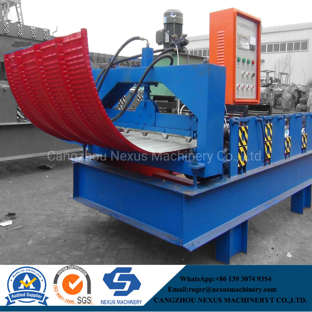 Metal Rib Profile Roof Sheet Crimping and Curving Machine