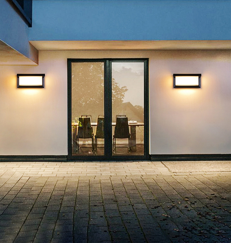 18w LED Deck Solar Motion Sensor Lights Outdoor Waterproof Wall Mounted