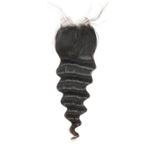 China Natural Looking Human Hair Lace Closure No Tangle Fashionable Appearance wholesale