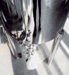 Movable 7 Gallon Stainless Steel Conical Fermenter