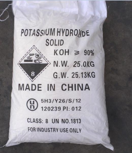 90% min Mining Chemicals Potassium hydroxide KOH Powder Flakes Liquid CAS NO