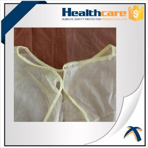 China Latex Free 20gsm Disposable Patient Exam Gowns Hospital Use wholesale