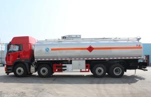 China Carbon Steel FAW J6 8x4 Oil Tanker Truck 30cbm Capacity One Year Warranty wholesale