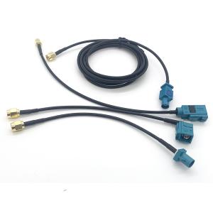 China RF Coaxial RG174 Waterproof Electric Cable Fakra Z Female Jack To SMA Male 5m wholesale