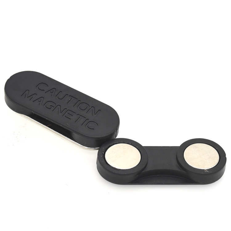 Metal Plastic Magnetic Name Holders Reusable With N35 Neodymium