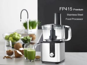 China 750W 2.0L FP415 Stainless steel compact food processor wholesale