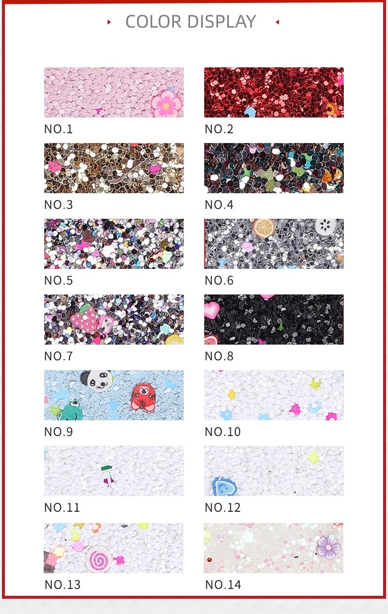 Printed Soft Glitter PU Leather Glamorous Sequins Bright Candy 1.2mm Thick