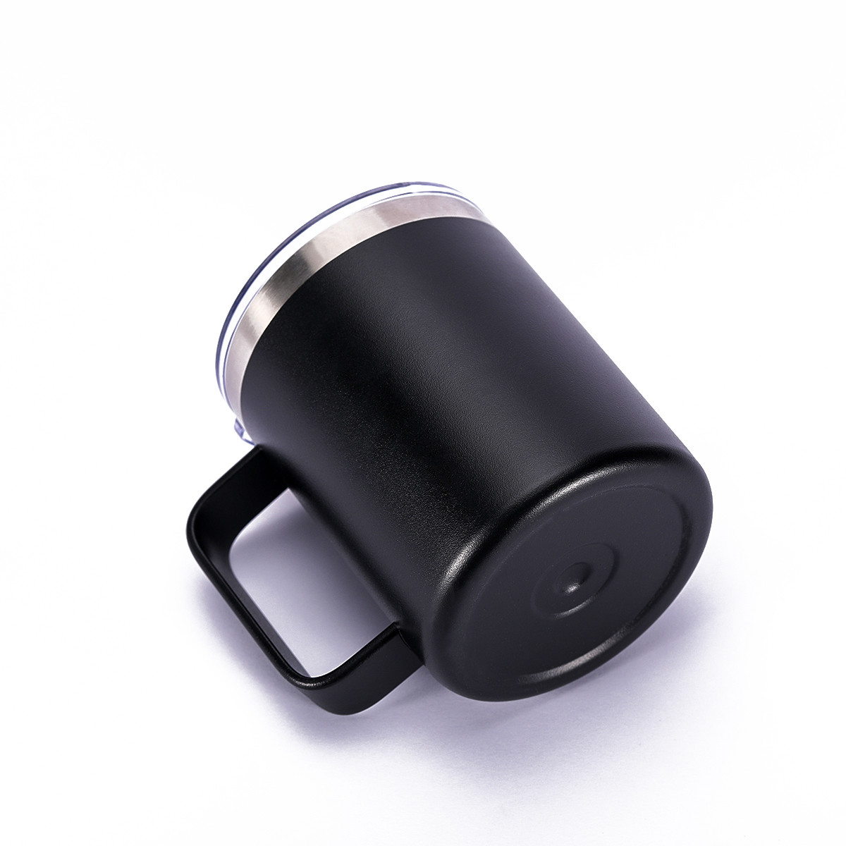 Portable Insulated Cold Vacuum Cup Double Wall Stainless Steel Handgrip Home Office Drinking