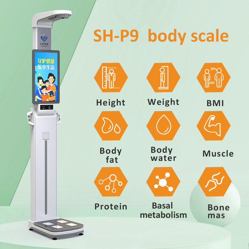Lcd Accurate Body Weight And Height Fat Scale 2000 Kcal Face Recognition Touch Screen