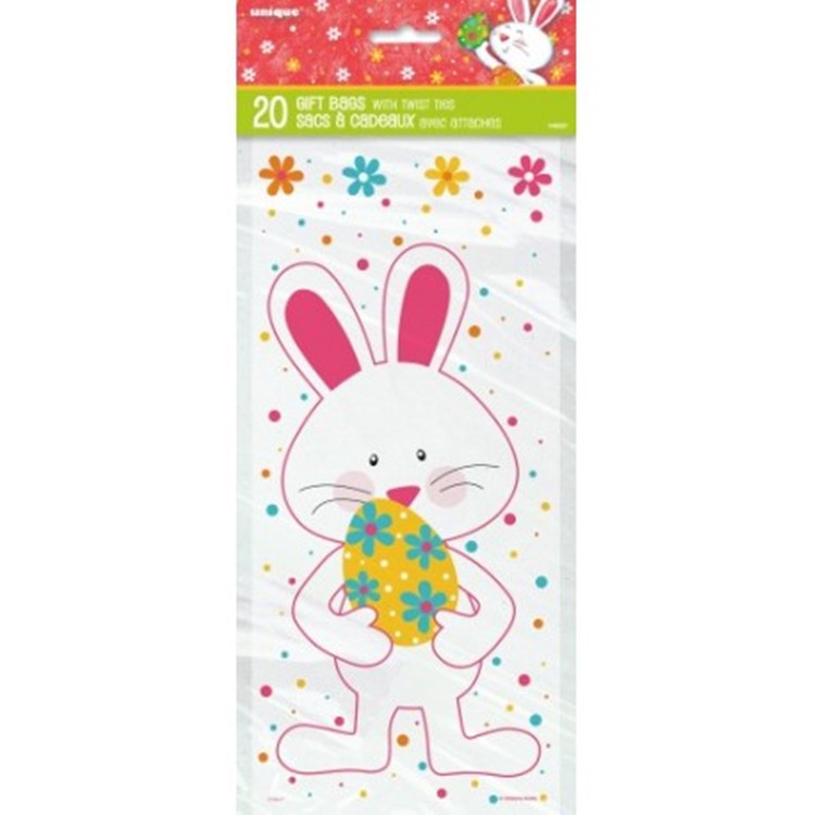 Wholesale Easter Bunny Mini Rabbit Ear Cookie Candy Packaging Treat Bags