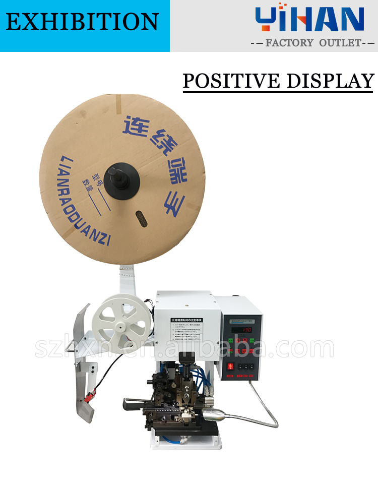 2500-3600 Pcs/h Productivity 1.8Ton Mute Strip JST XH2.54 Terminal Crimping Machine