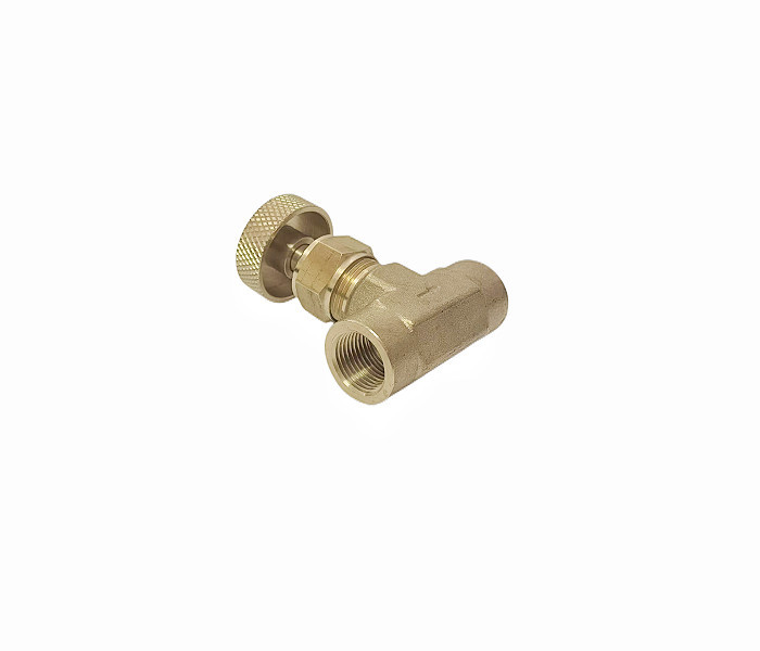 High Pressure Brass Needle Valve 3/8 NPT Male X 3/8 NPT Female
