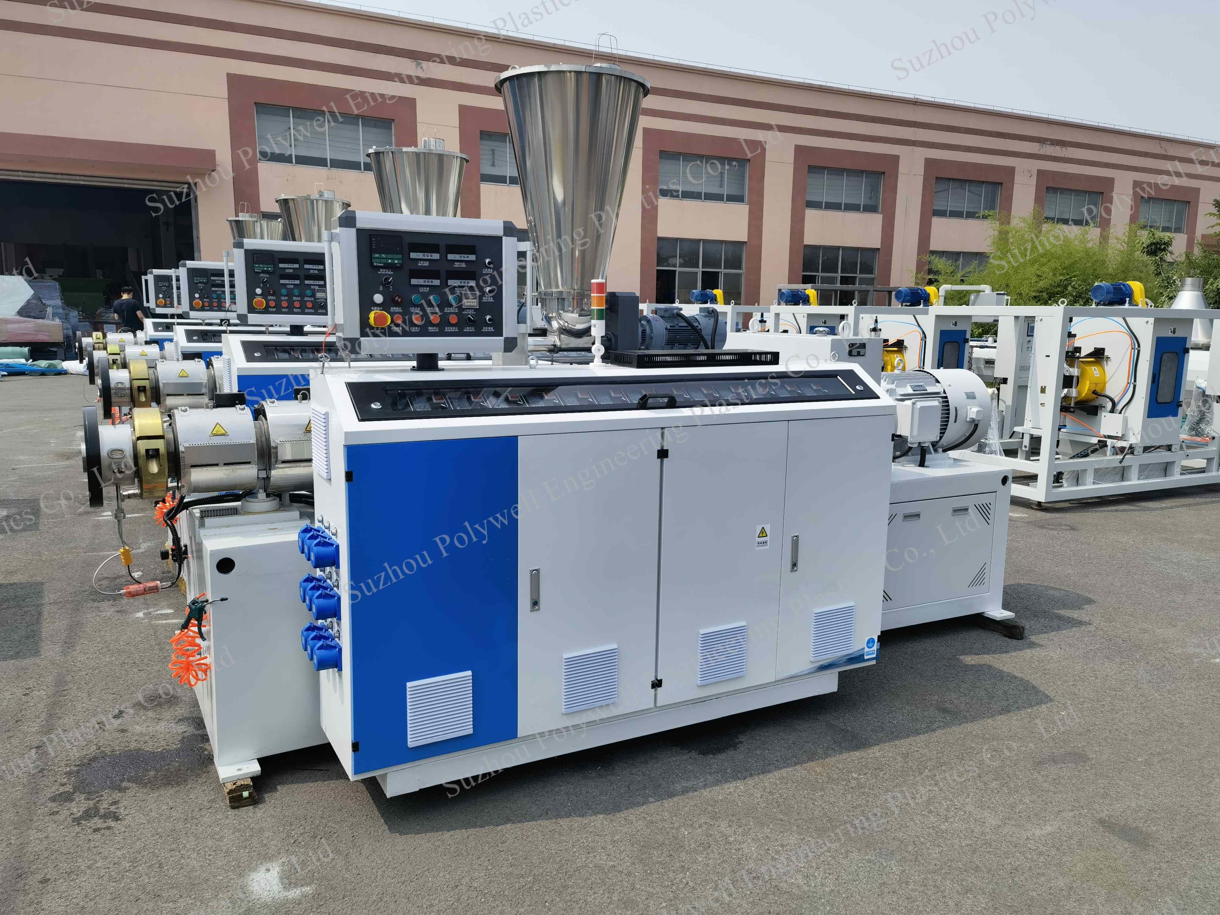 Plastic UPVC CPVC PVC Pipe Drainage Electric Conduit Wire Gas Sewage Pipe Extruder Extrusion Production