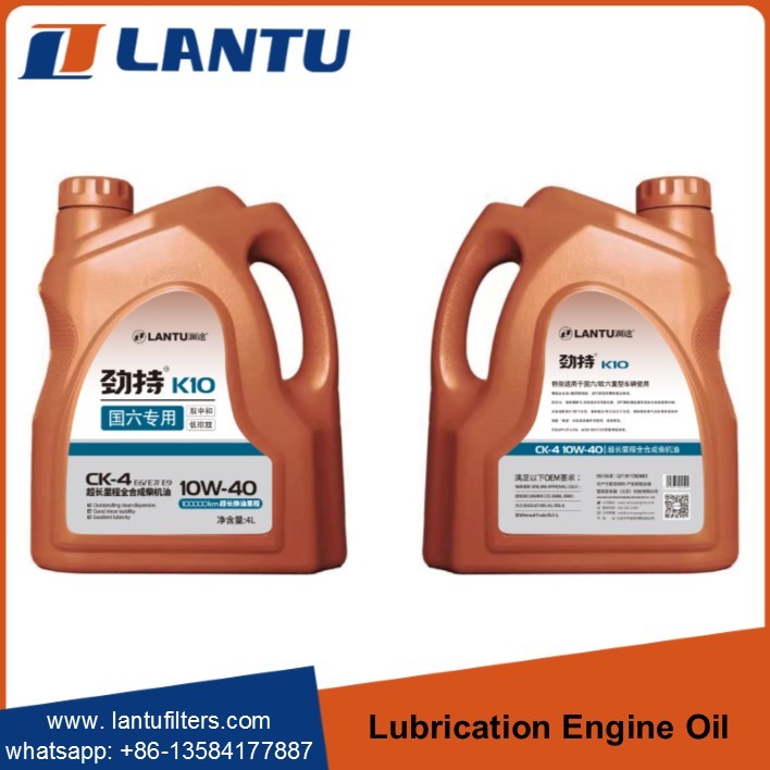 LANTU Truck Lubricating Oil Full Synthetic Diesel Engine Oil K10 SAE 10W-40 Keep Engine Clean