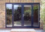 Thermal Break Commercial Aluminium Doors Restaurant Kitchen Swing Doors