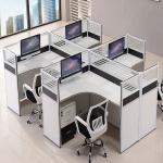 Standard Size Office Furniture Partitions , Modern Workstations Benches