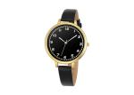 Genuine Leather Timeless Stainless Steel Women Watches Water Resistant
