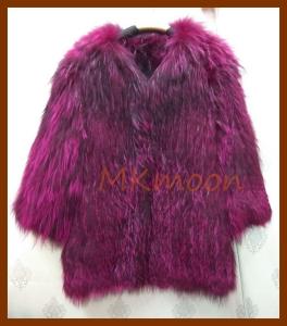 China knitted Fox fur coat -R125# wholesale