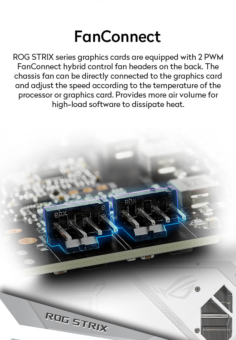 LHR Version Computer Graphics Card ROG-STRIX-RTX3080-O10G-WHITE ASUS Graphics Card