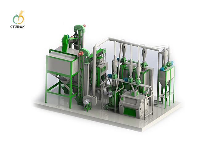 Wheat Flour Grinding Mill 40 TPD Compact Flour Mill