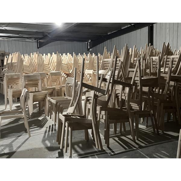 Solid Wood Frame Customization Dining Chairs for Modern Restaurant Stacking