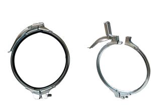 China OEM Galvanized Steel Pipe Clamps For Industrial Usage wholesale