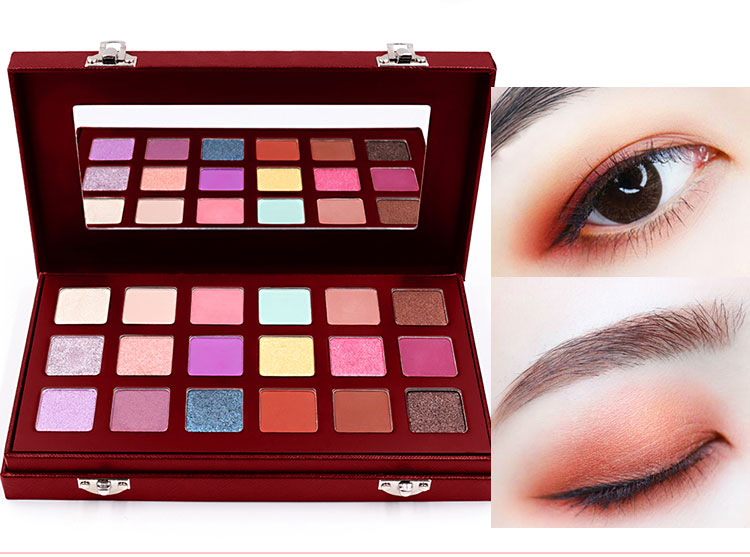 High Standard 21.6g High Pigment Eyeshadow Palette For Wedding Party