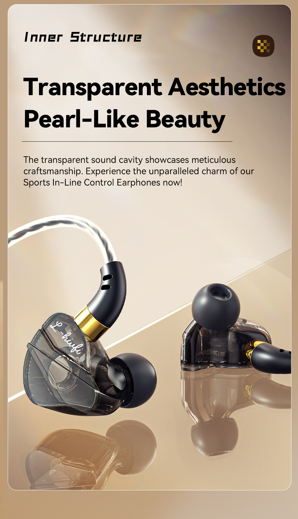 3.5mm Jack Aux USB Type C Earphone With HiFi Touch Control