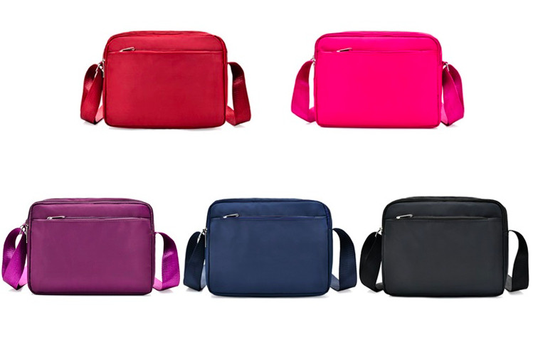 Small Purple Travel Messenger Bag For Women Durable Customized Logo