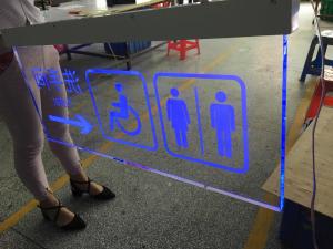 China Mall Wayfinding Signage , Acrylic / Stainless Steel Custom Directional Signs wholesale