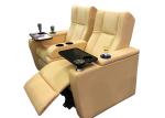 Entertainment 3 Seater Metal Base Movie Recliners