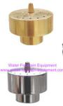 Fixed Flower Water Fountain Nozzles Brass Chromplated Material Female Thread
