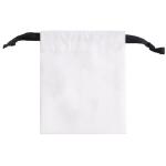 Screen Printing Drawstring Jewelry Pouch White Cotton Jewelry Pouch For Watches