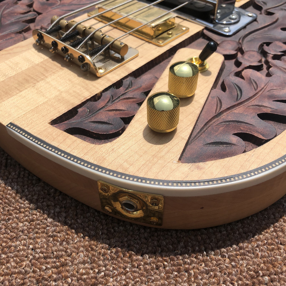 Custom Electric Bass 4 Strings Bass Jazz Guitar