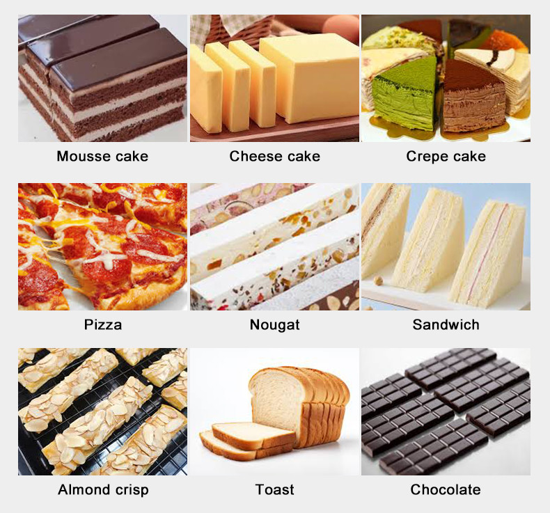 65mm-315mm Bread Cutting Machine Blade For Cut Cakes Pies Cheese Pizza Bread Sweets
