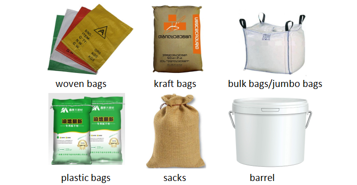 Semi Automatic 25kg Crab Meal Bag Packing Filling Machine