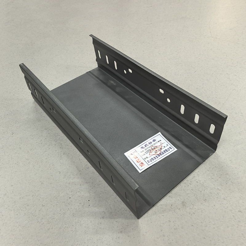Non Combustible Powder Coated Cable Tray Galvanized High Noise Reduction