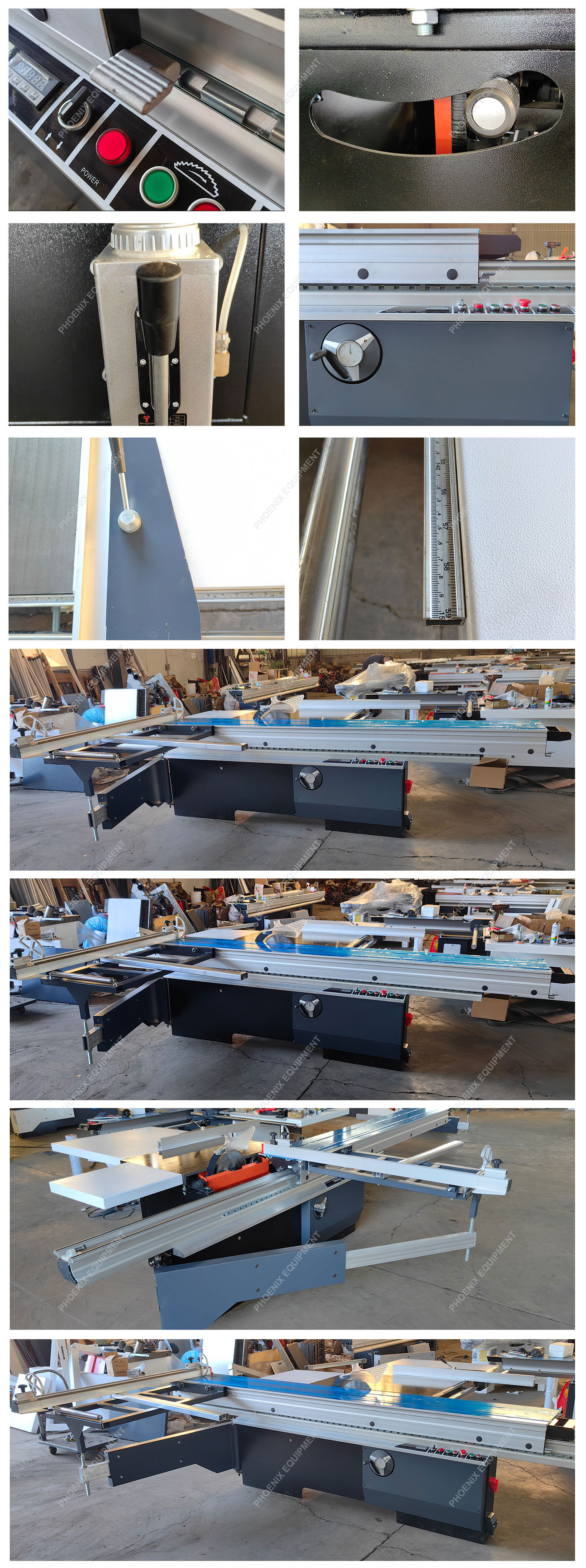 Max Cutting Width 1300mm Vertical Panel Saw Sliding Table Saw Machine for Woodworking