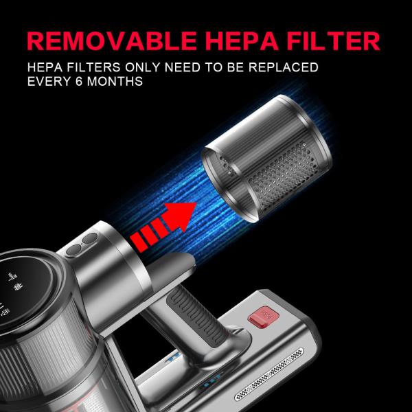 Automatic Wireless Vacuum Cleaner Handheld ABS Material