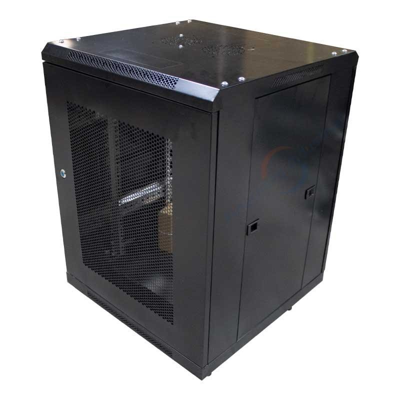 4 Wheels Server Rack Cabinet With Cable Management And Fan Assisted