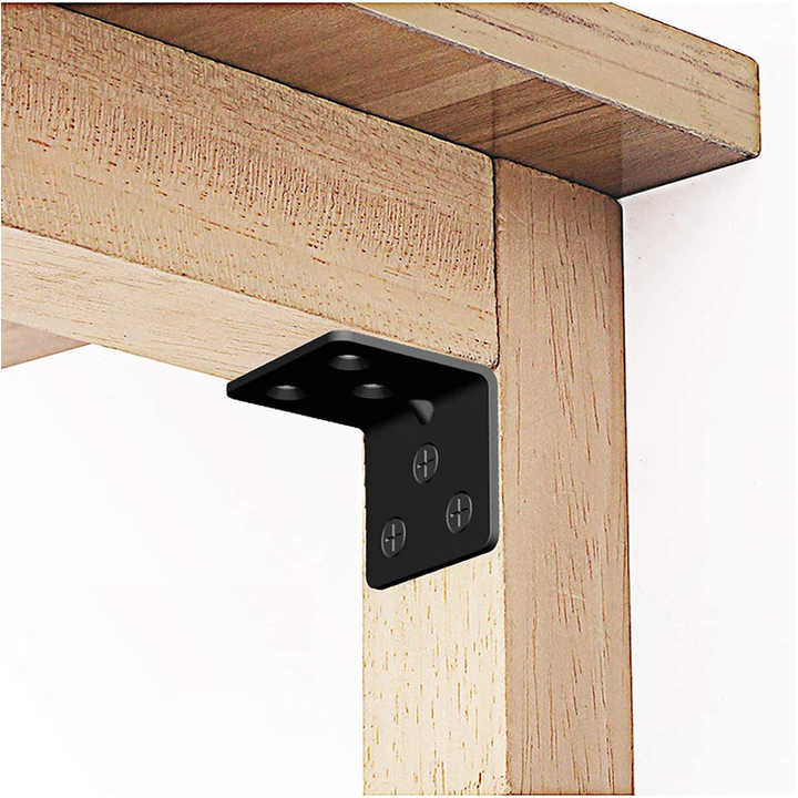Stainless Steel Galvanized Steel Table Custom Metal Bracket Right Angle Corner Brackets