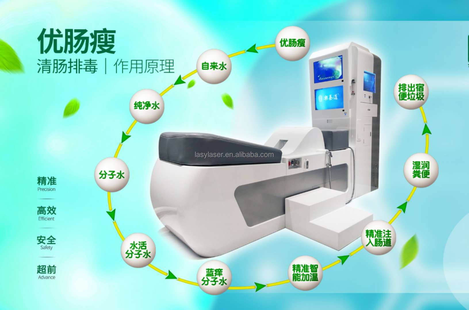 Irrigation 2l/Min Colon Hydrotherapy Machine Supersonic