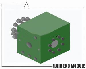 China Southwest 12P160 7500 Psi Drilling Rig Mud Pump Parts Fluid End Module wholesale