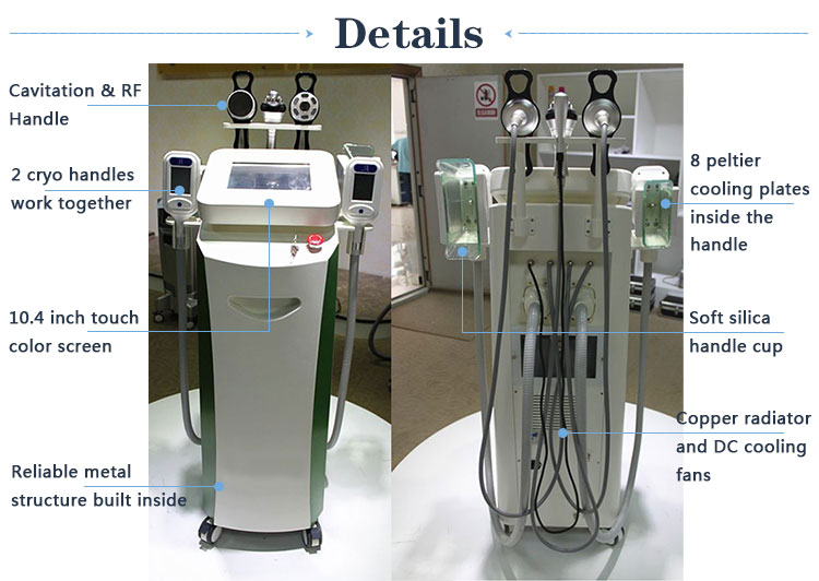 Best 4 Cryo Handles Double Chin body shaping Fat Freeze Cryolipolysis Beauty Machine