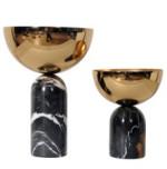 China Marble Stand Gold Plated 200X280mm Deco Flower Bowls wholesale