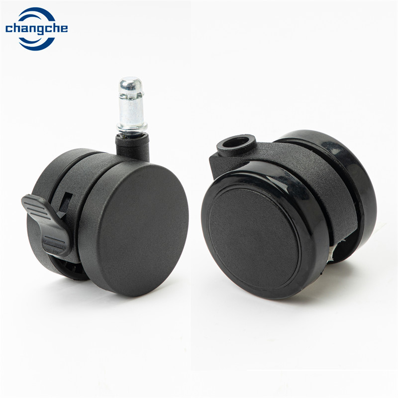 OEM Swivel Casters 50mm Nylon TPU Furniture Caster Light Duty Stem Casters
