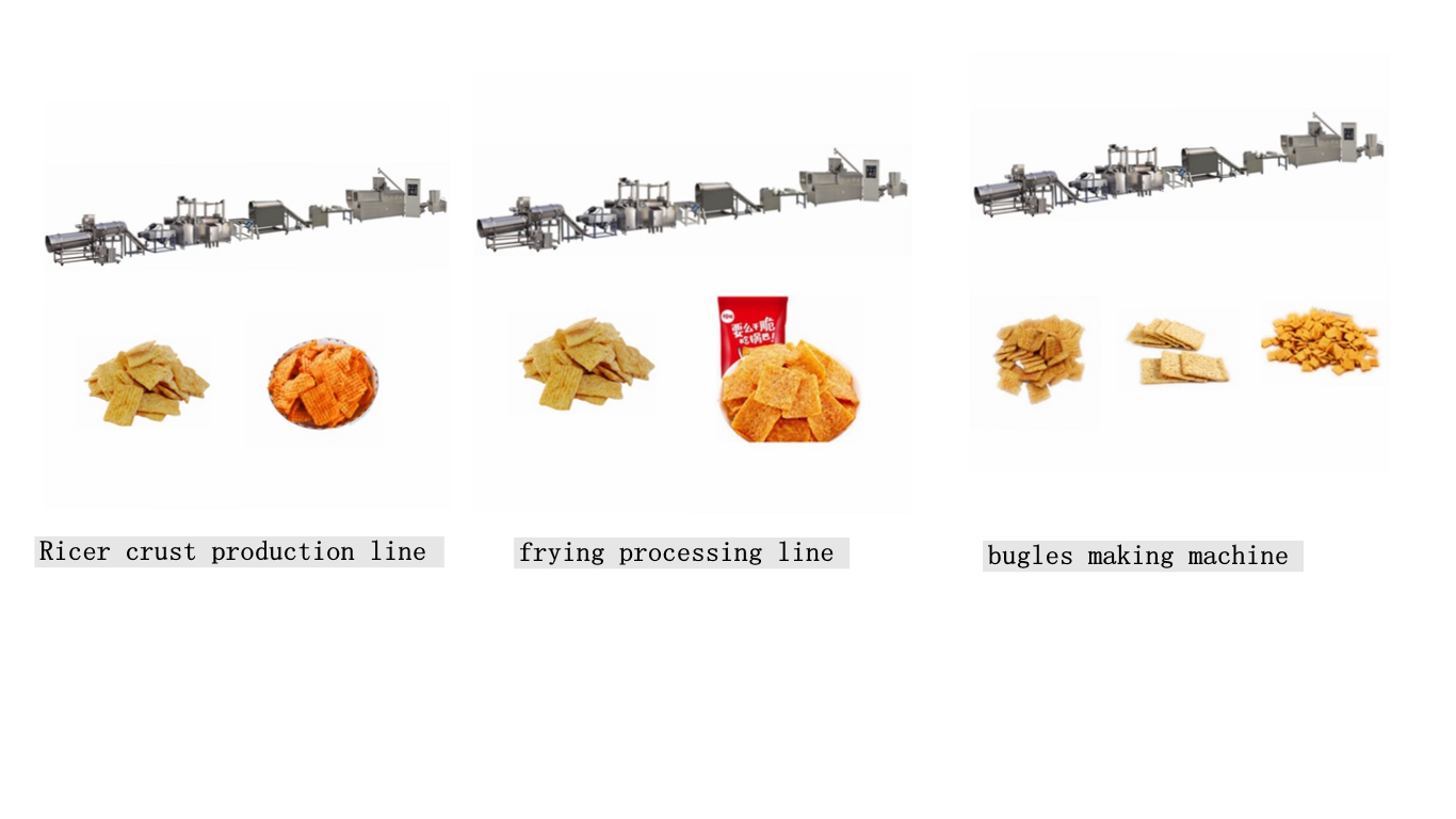 Automatic Bugles Doritos Production Line 100 - 200kg/H