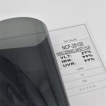 NCF-25100 Car Glass Waterproof Film 2MIL IRR100% Heat Rejection Car Window Tint