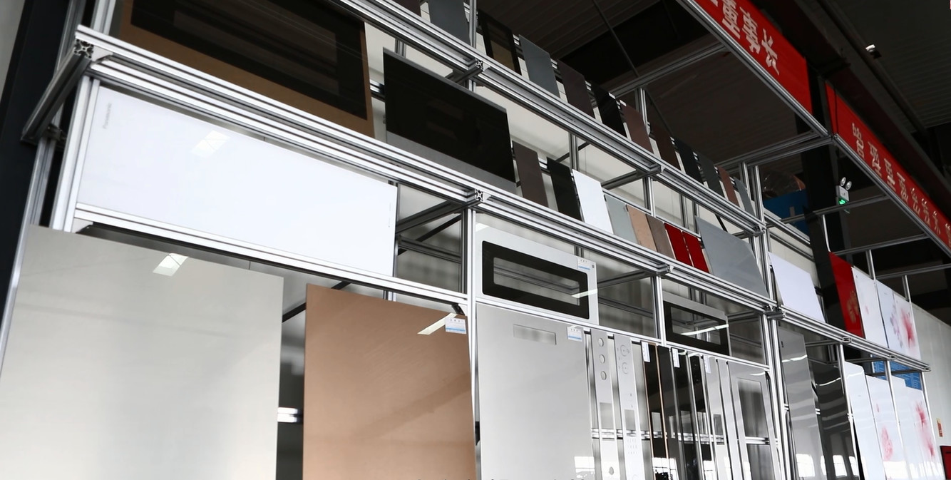 7 Layers Metallic Brushed 3mm Tempered Glass Control Panel
