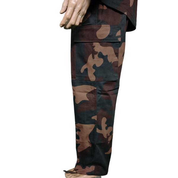 BDU Military Camo Jacket And Pants Set 65% Polyester 35% Cotton Tactical Workwear